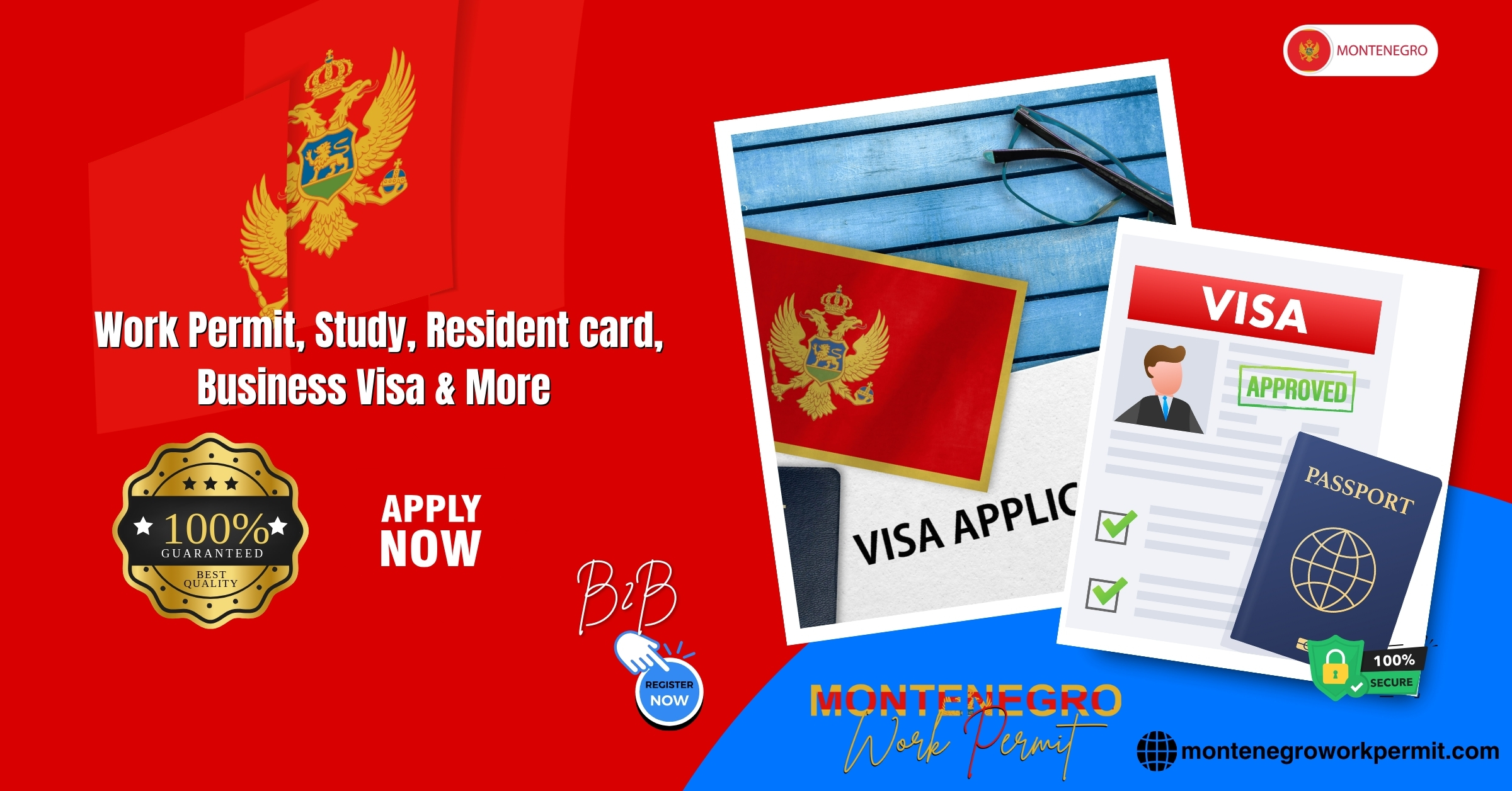 Montenegro Work Permit and Business Resident Visa Requirements for Citizens of Cambodia
